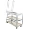 Vestil Hi-Duty Stock Picker Truck, Mold/Rubber, Aluminum, 500 lb Load Capacity, 3 Shelves, 21.875" W SPA-HD-2252 - alternate 1